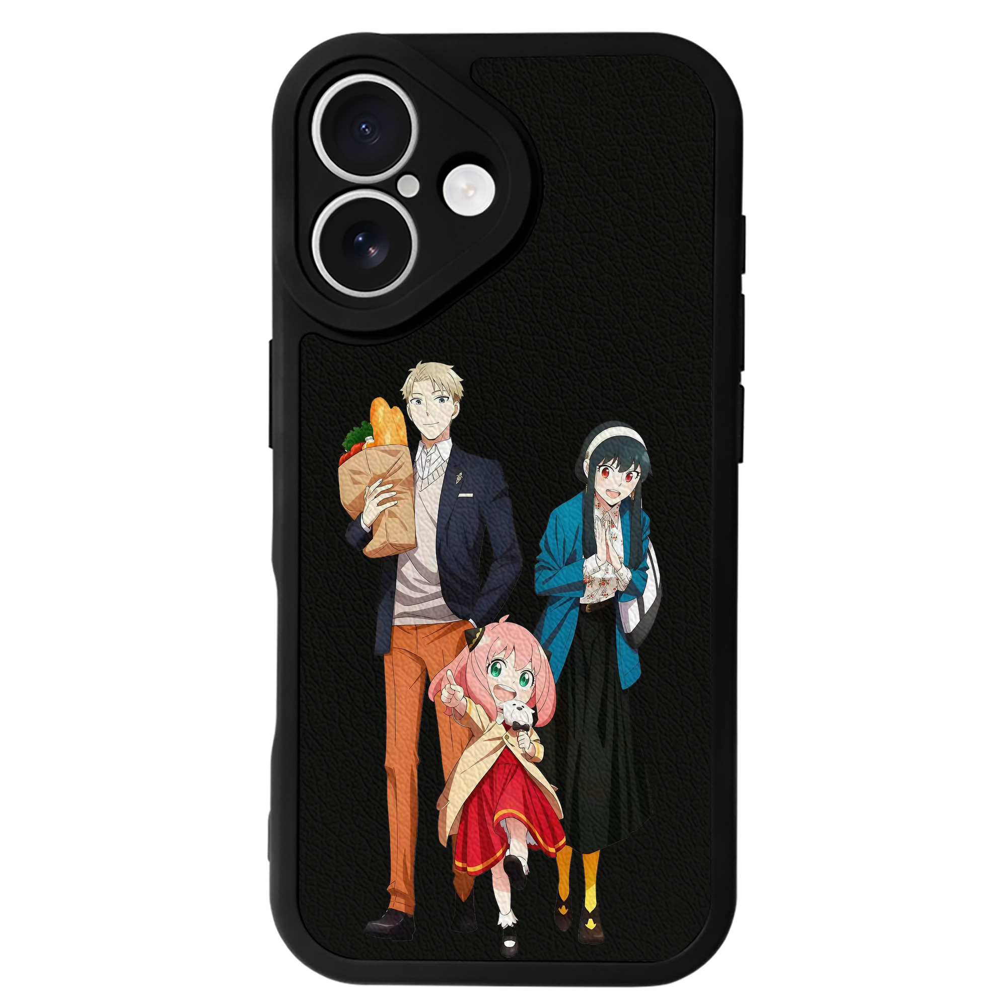 （画像用） SPY×FAMILY间谍家家酒 【iPhone 16シリーズ対応】シリコンスマホケース（レザー調） 材質：シリコン